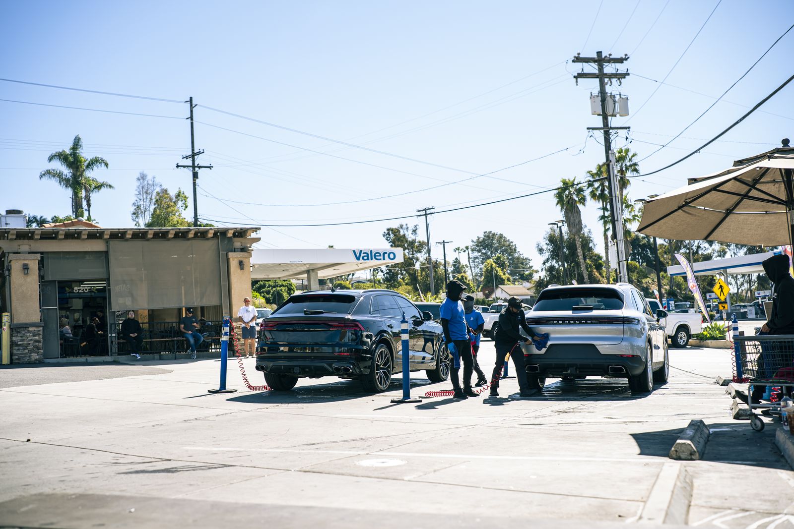 The Cardiff Car Wash lot and storefront on Birmingham Drive